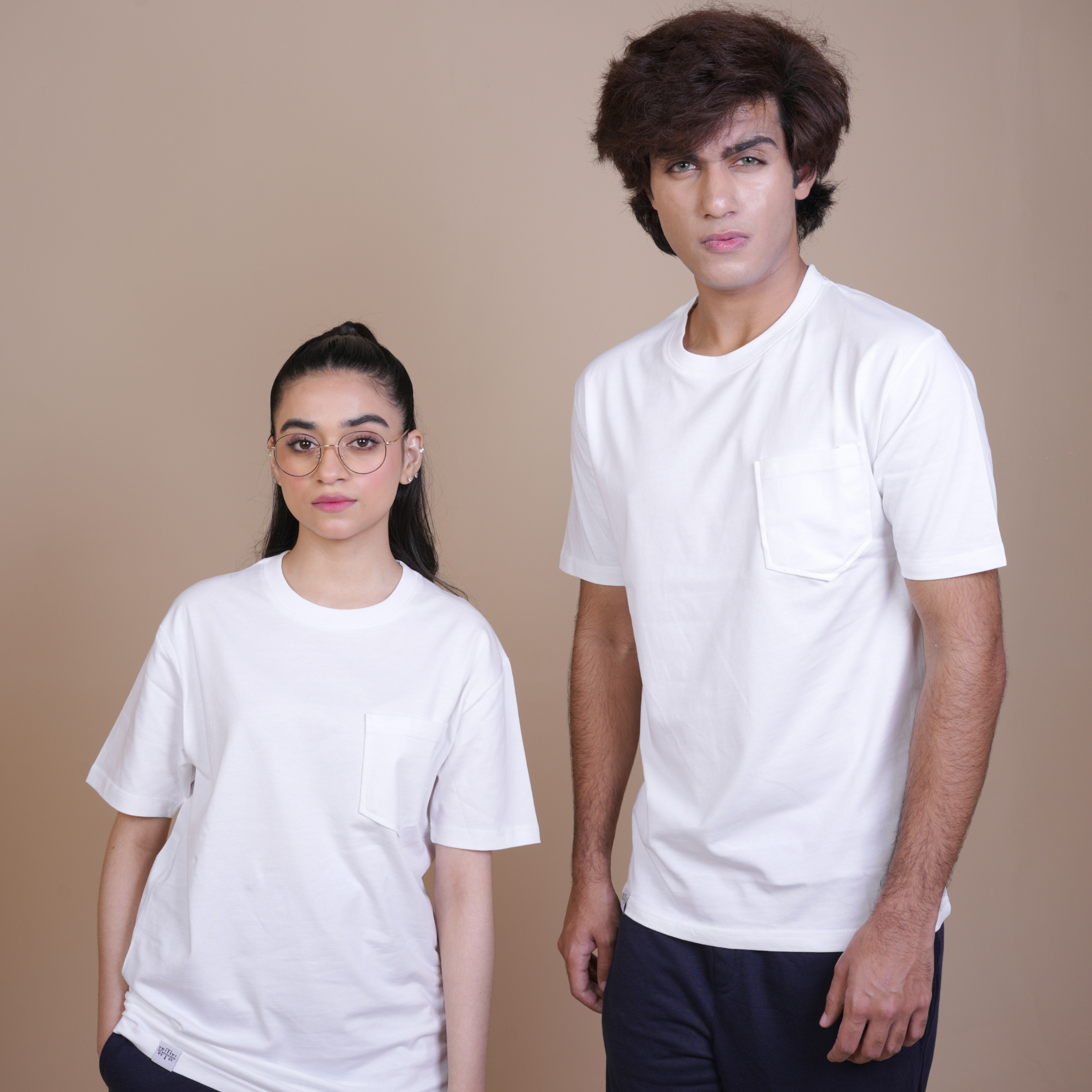 CLASSIC ALL DAY COTTON TEE - REGULAR FIT POCKET TEES White