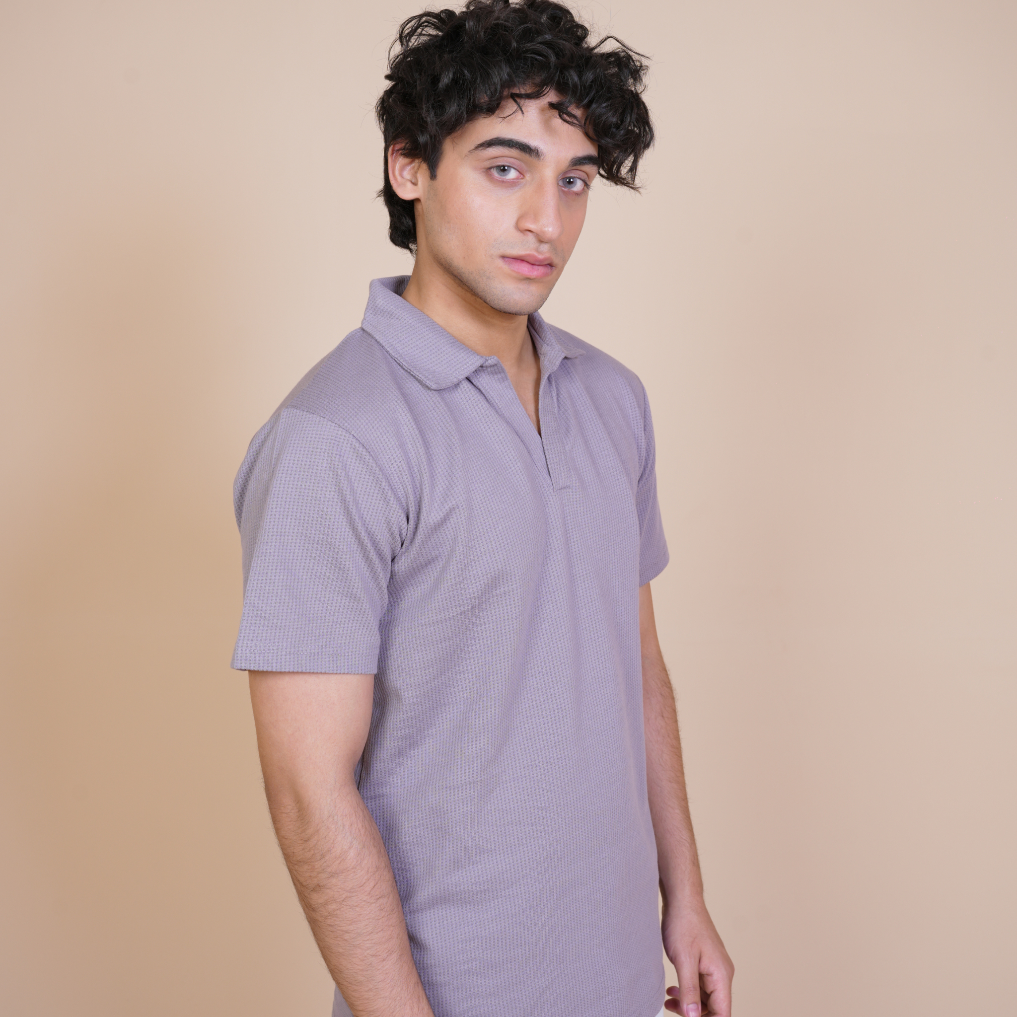 JHONNY COLLAR WAFFLE POLO