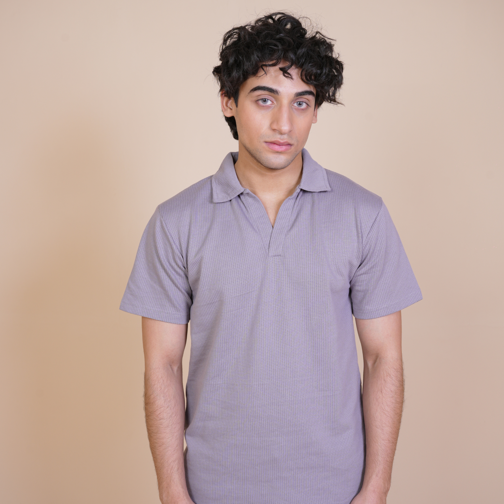 JHONNY COLLAR WAFFLE POLO