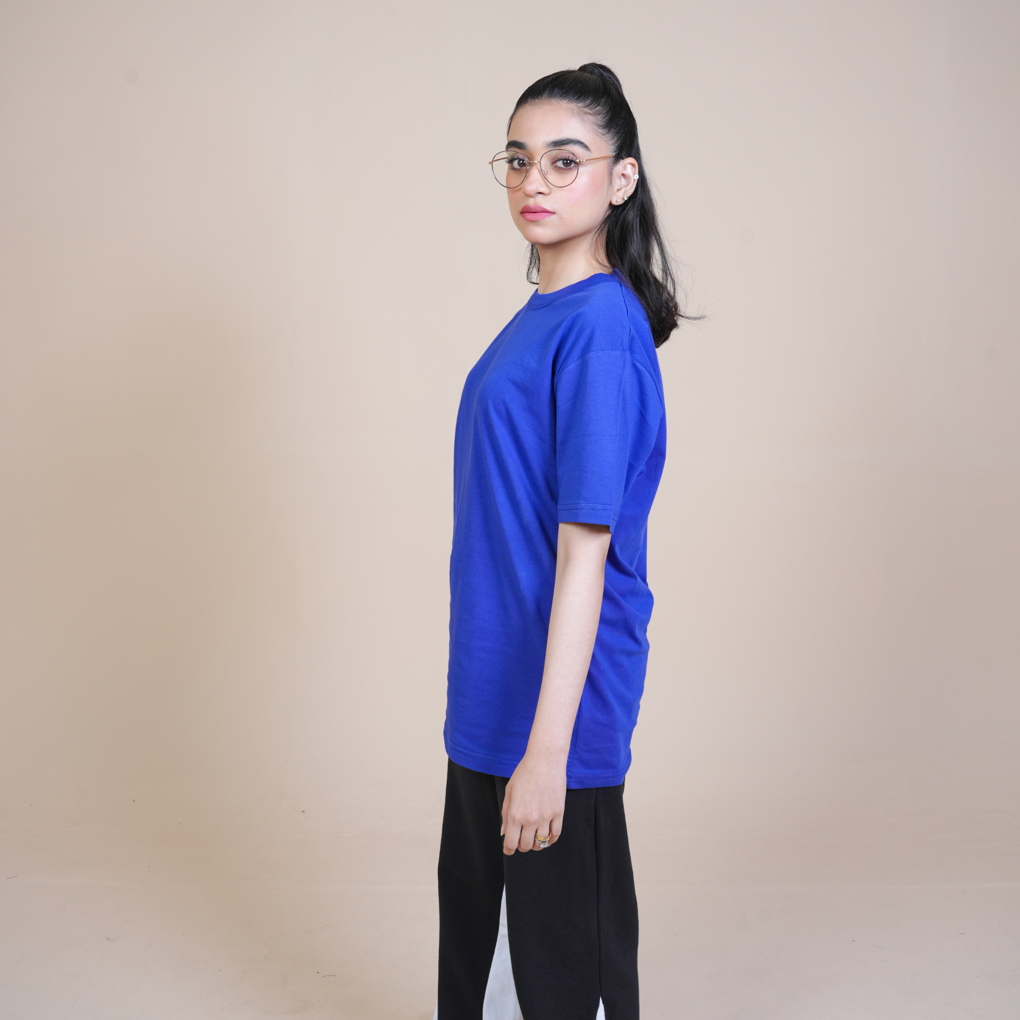Time Less Basic - Regular Fit T Shirt Blue