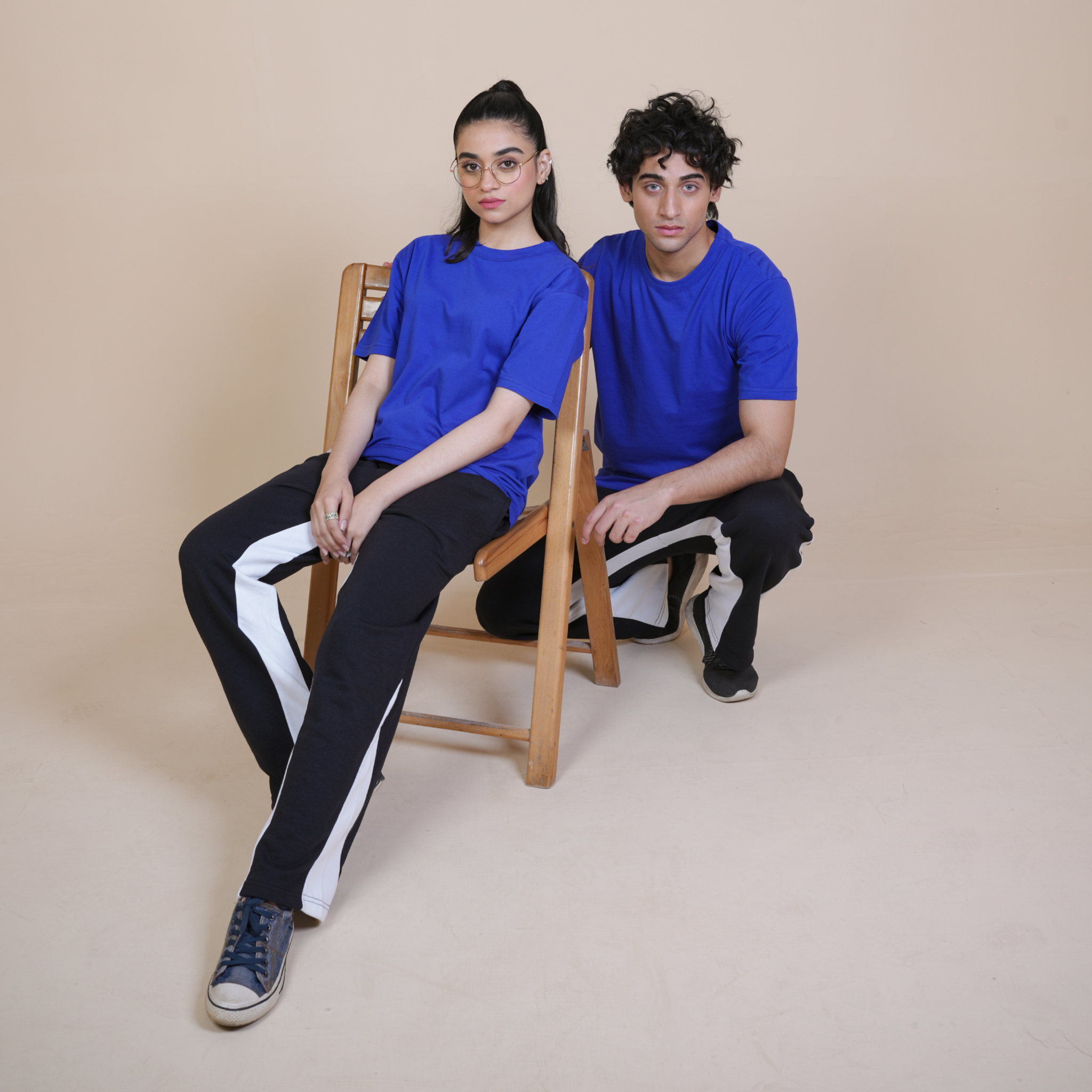 Time Less Basic - Regular Fit T Shirt Blue