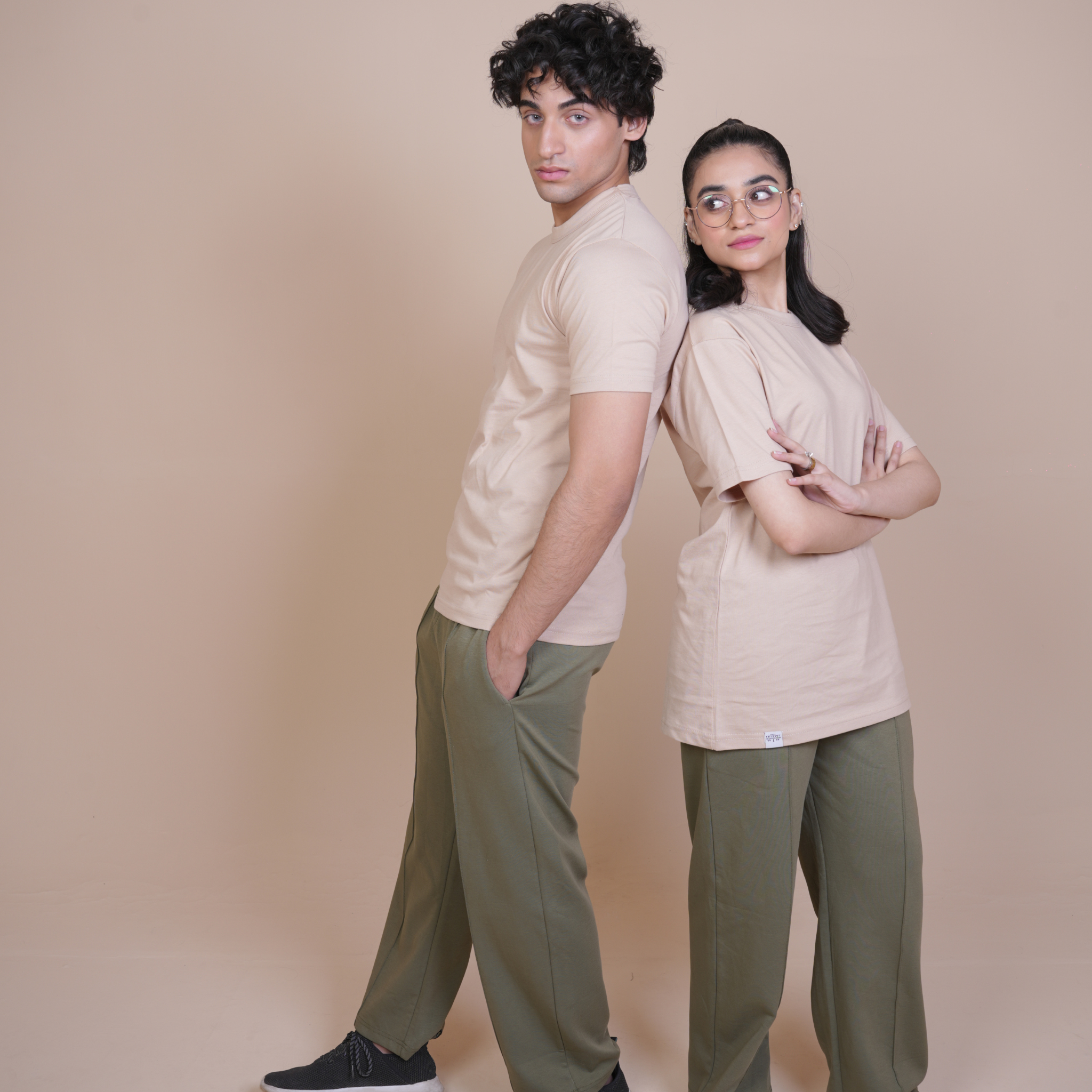 Time Less Basic - Regular Fit T Shirt BEIGE