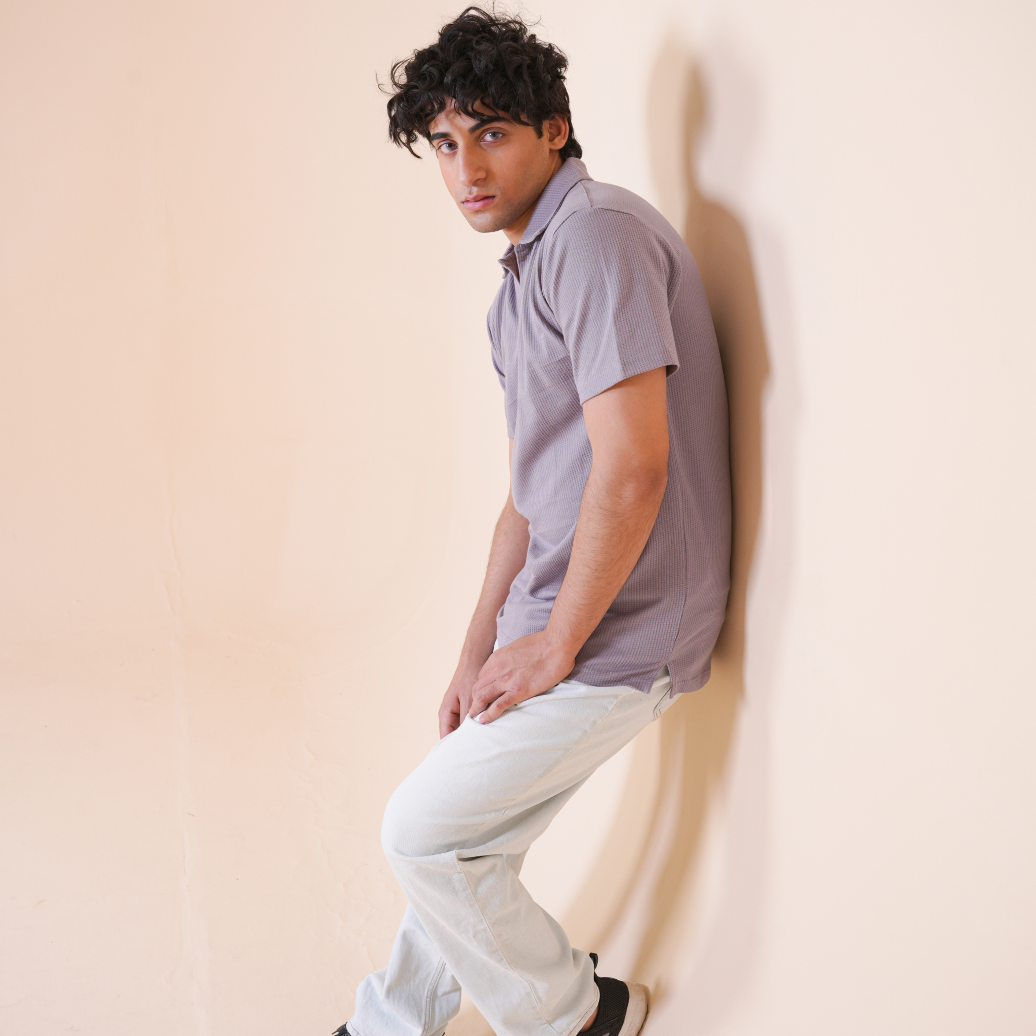 JHONNY COLLAR WAFFLE POLO