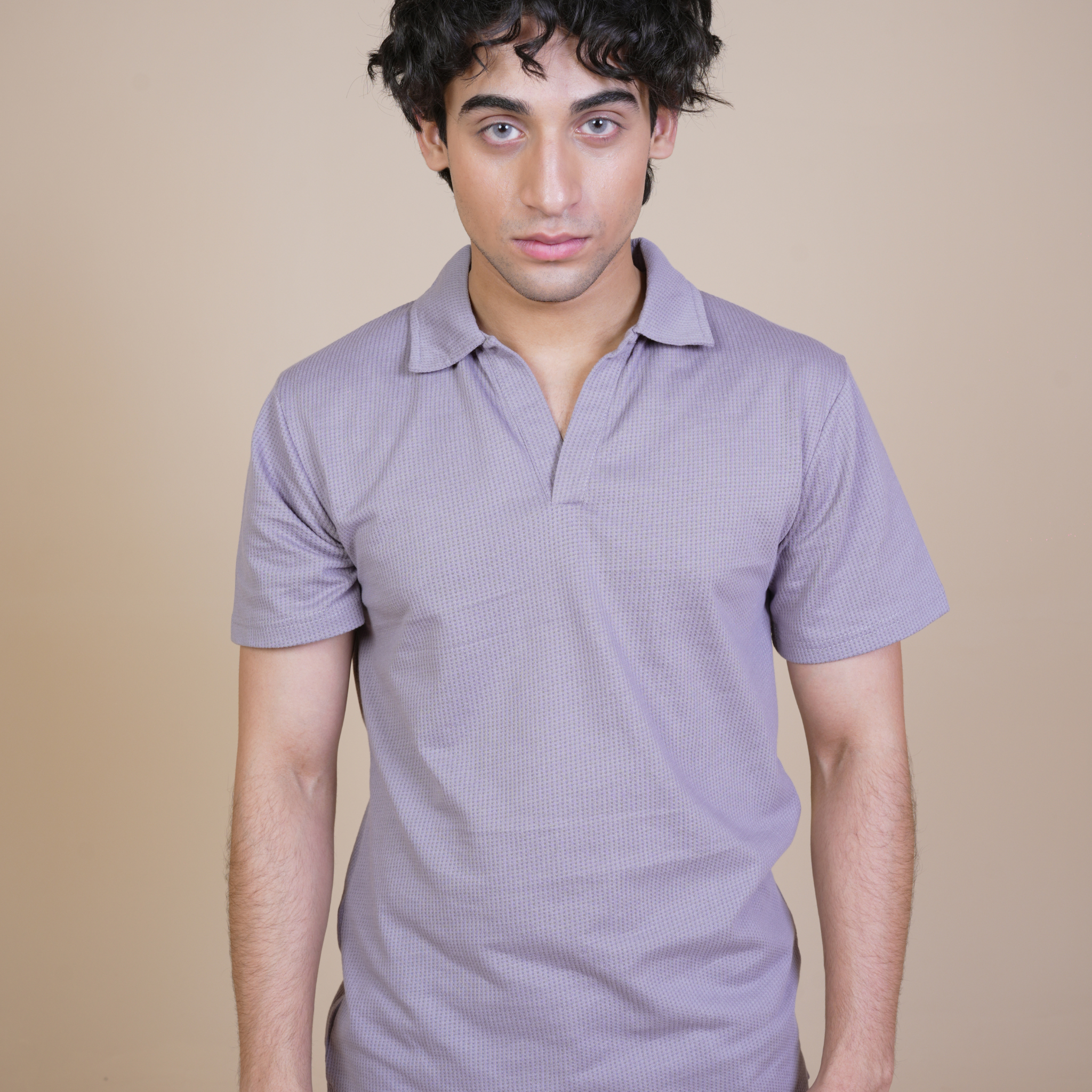 JHONNY COLLAR WAFFLE POLO