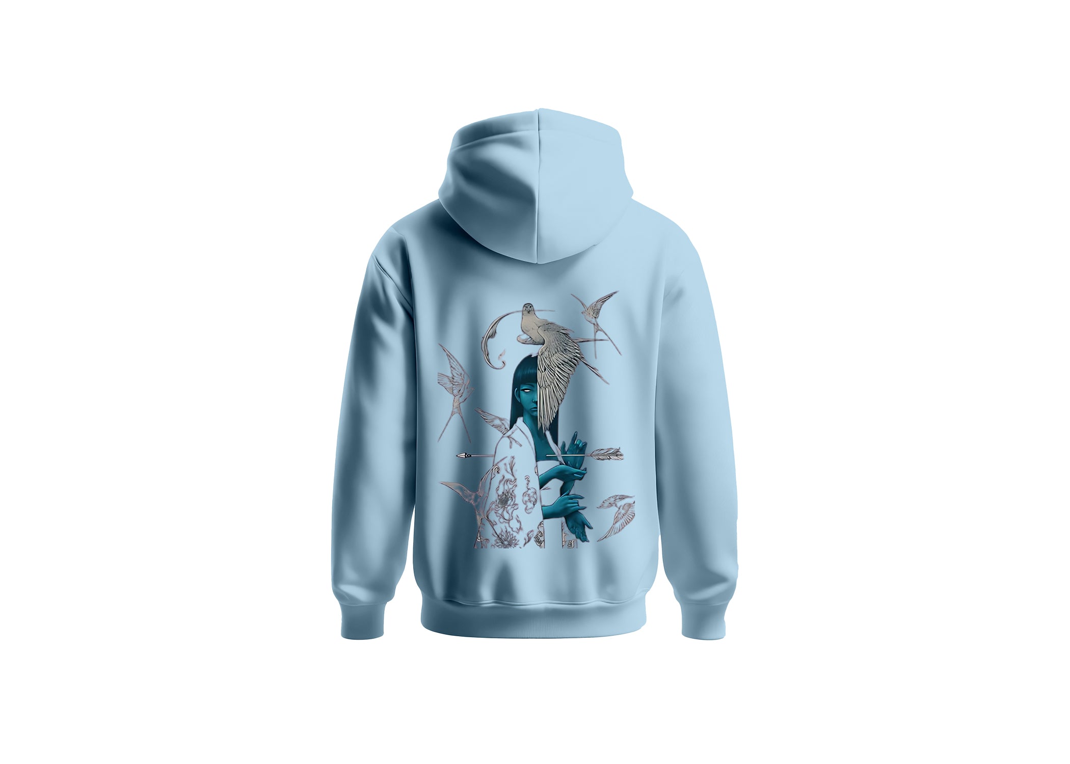 Winged Aura -  Over Sized Hoodie