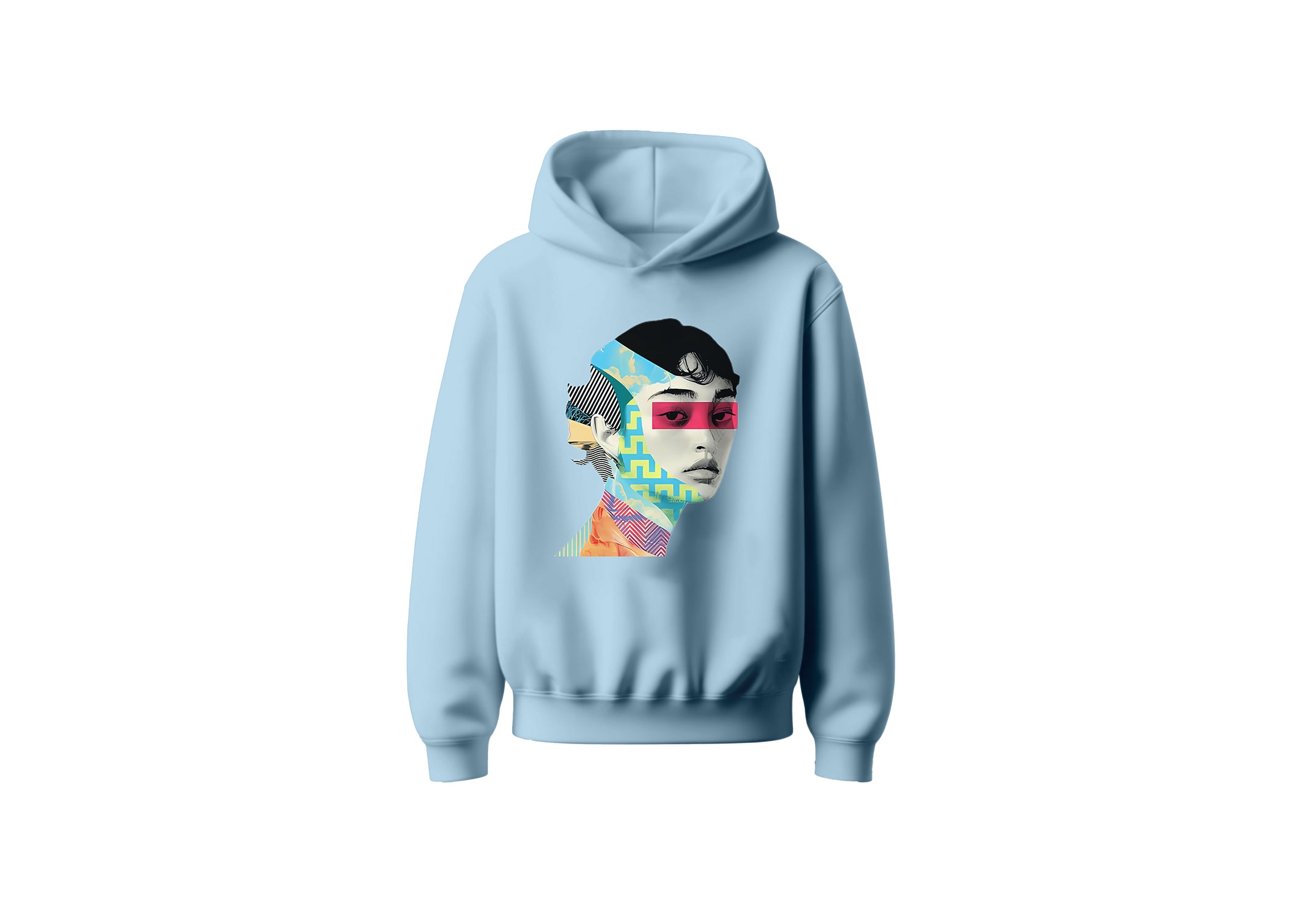 Abstract Pulse - Over Sized Hoodie