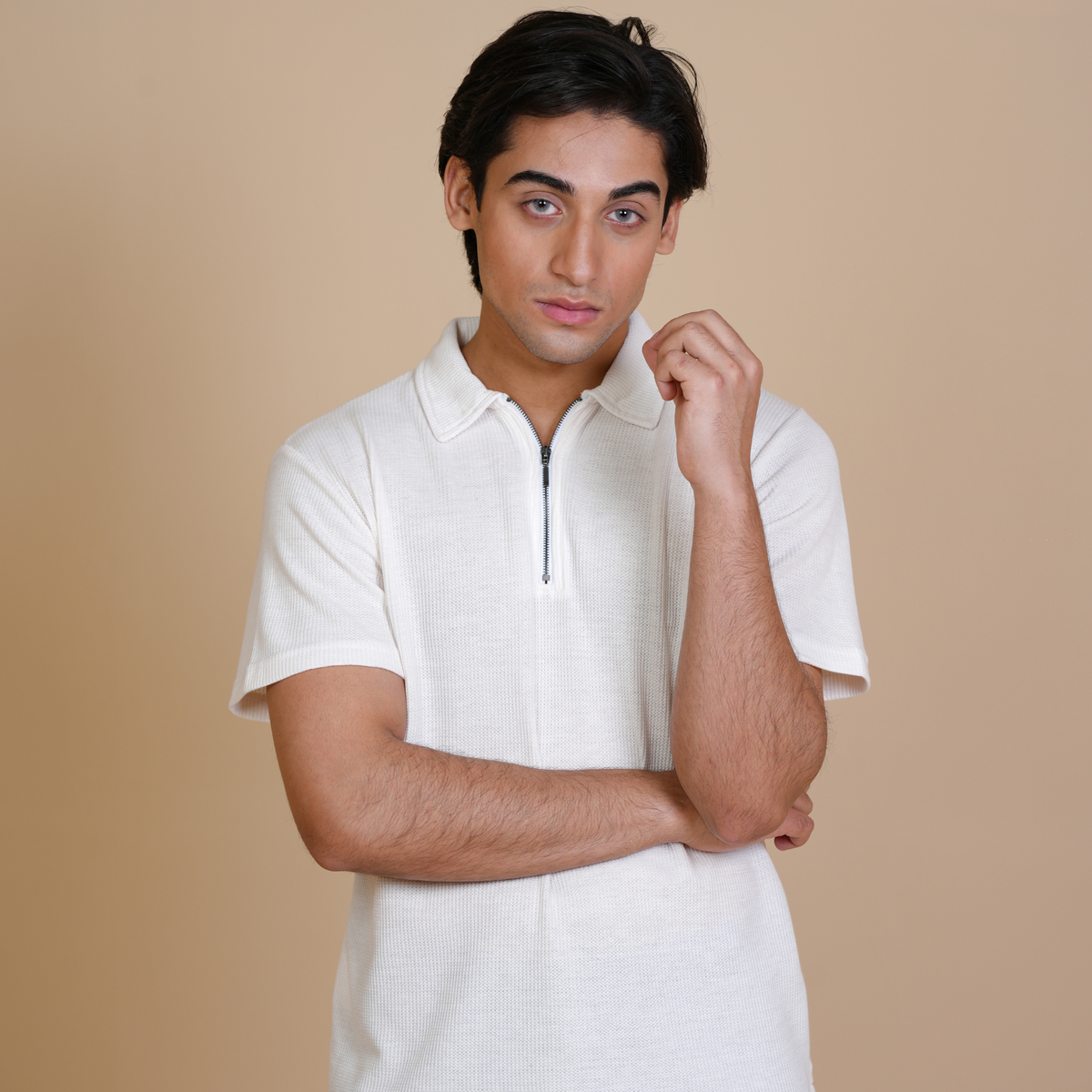 ウエア BEAMS - CLUBHAUS &quot;The Crew&quot; Polo - White WS25KSW008-CREM.jpg?v=