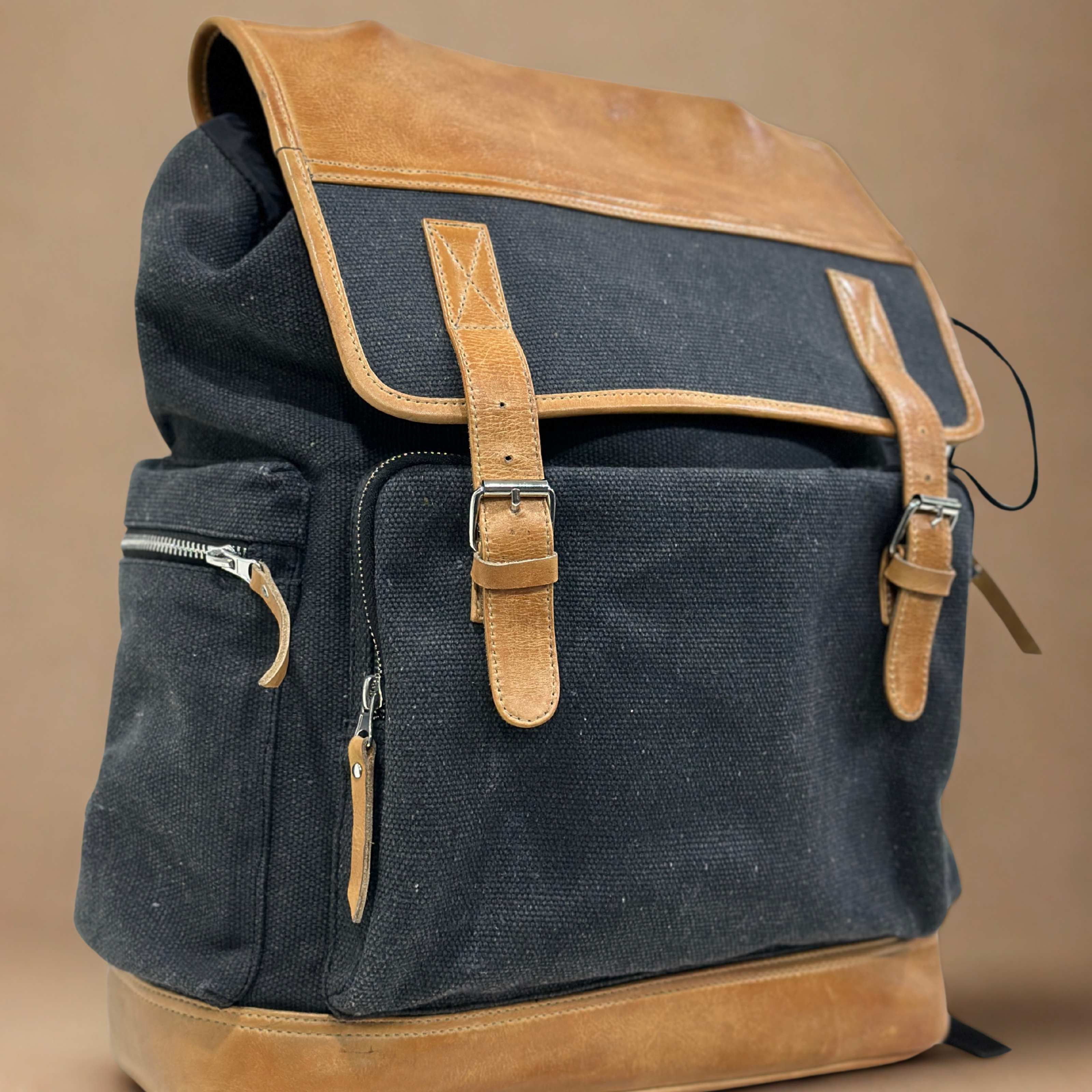 Vintage Canvas Explorer Backpack